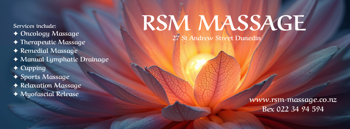 RSM MASSAGE 27 ST ANDREW ST DUNEDIN CONTACT BEX AT 022 3494 594